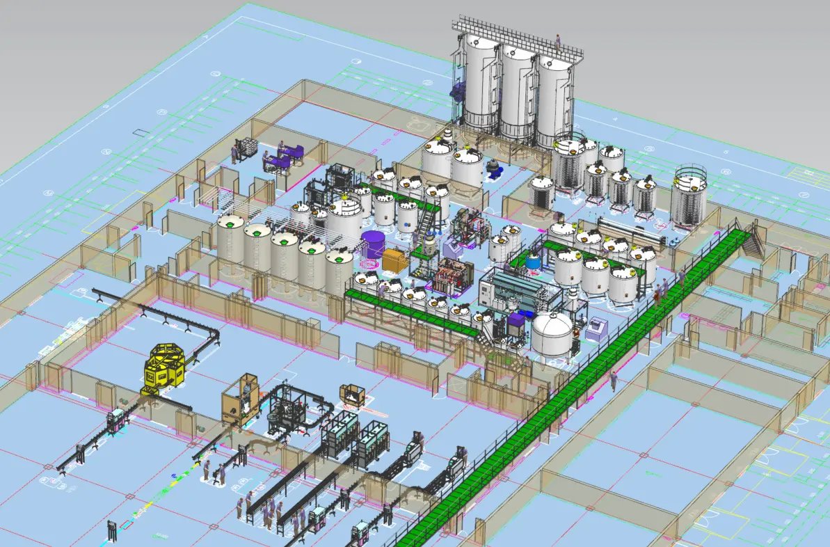 HUISUN beverage pretreatment system layout