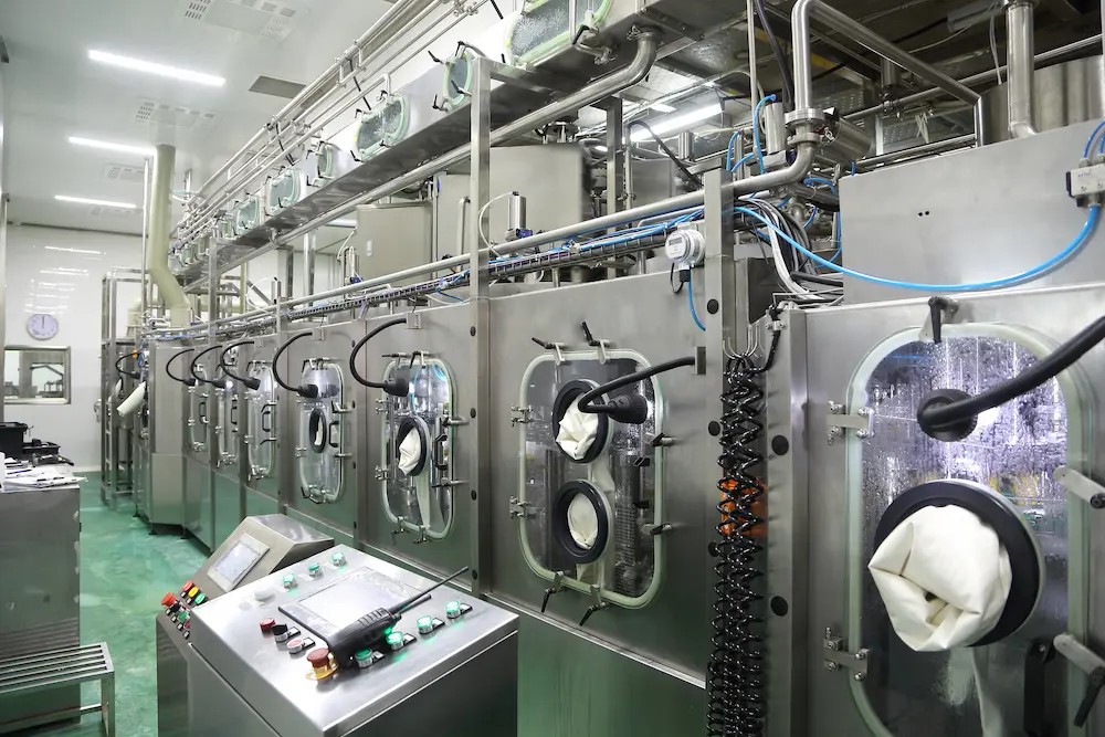 Aseptic filling line
