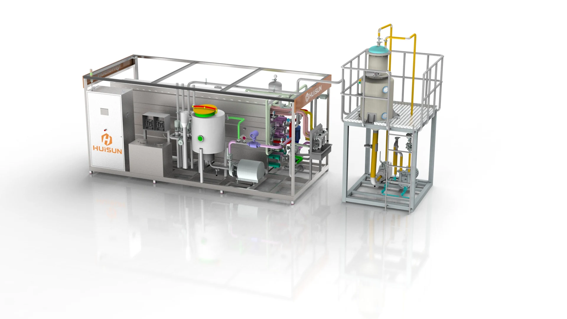 UHT sterilization system render